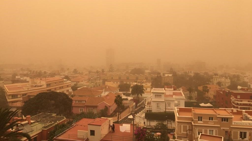 Llega polvo del Sahara: Llega polvo del Sahara: