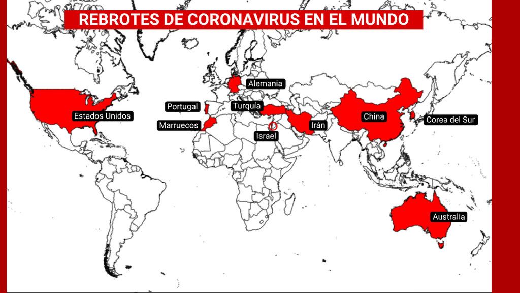 El Mapa De Los Rebrotes Del Coronavirus En El Mundo Nius