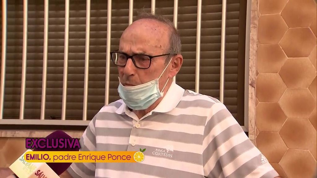 Exclusiva: Emilio, el padre de Enrique Ponce: "Esto viene de hace un par de años, la cosa no funcionaba"