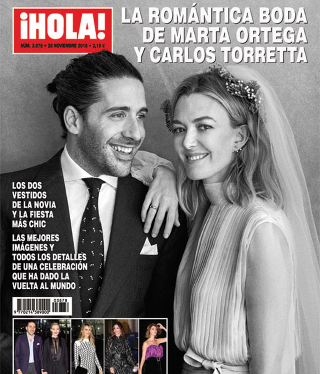 La boda de Marta Ortega y Carlos Torretta