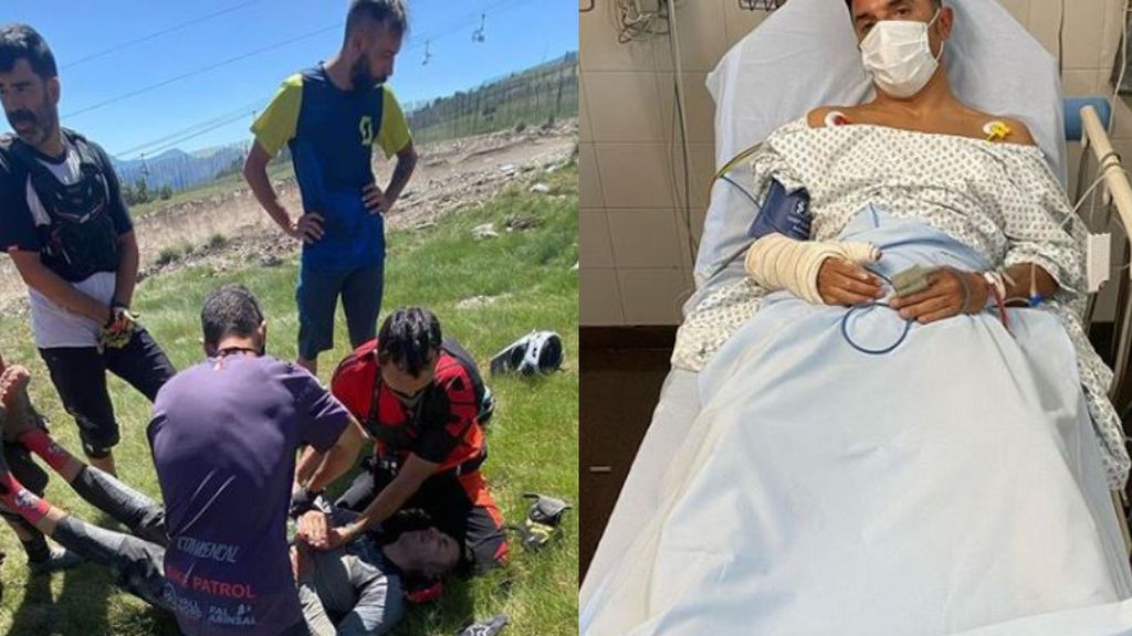 Purito sufre un accidente en mountain bike y lamenta su mala suerte: “Otra vez”