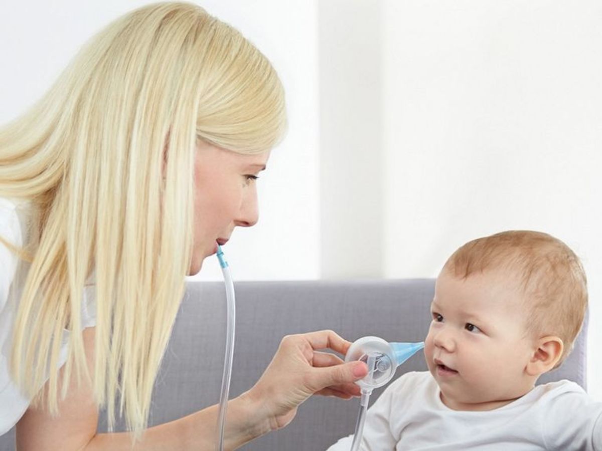 Tu bebe o paciente tiene moco en nariz? Liberar su nariz de la