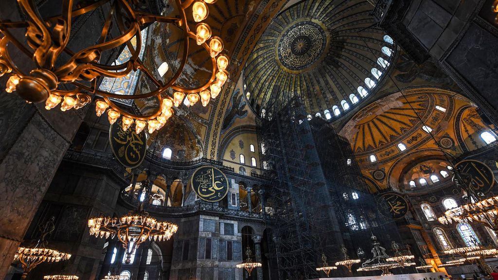 Interior de Santa Sofía (Estambul)