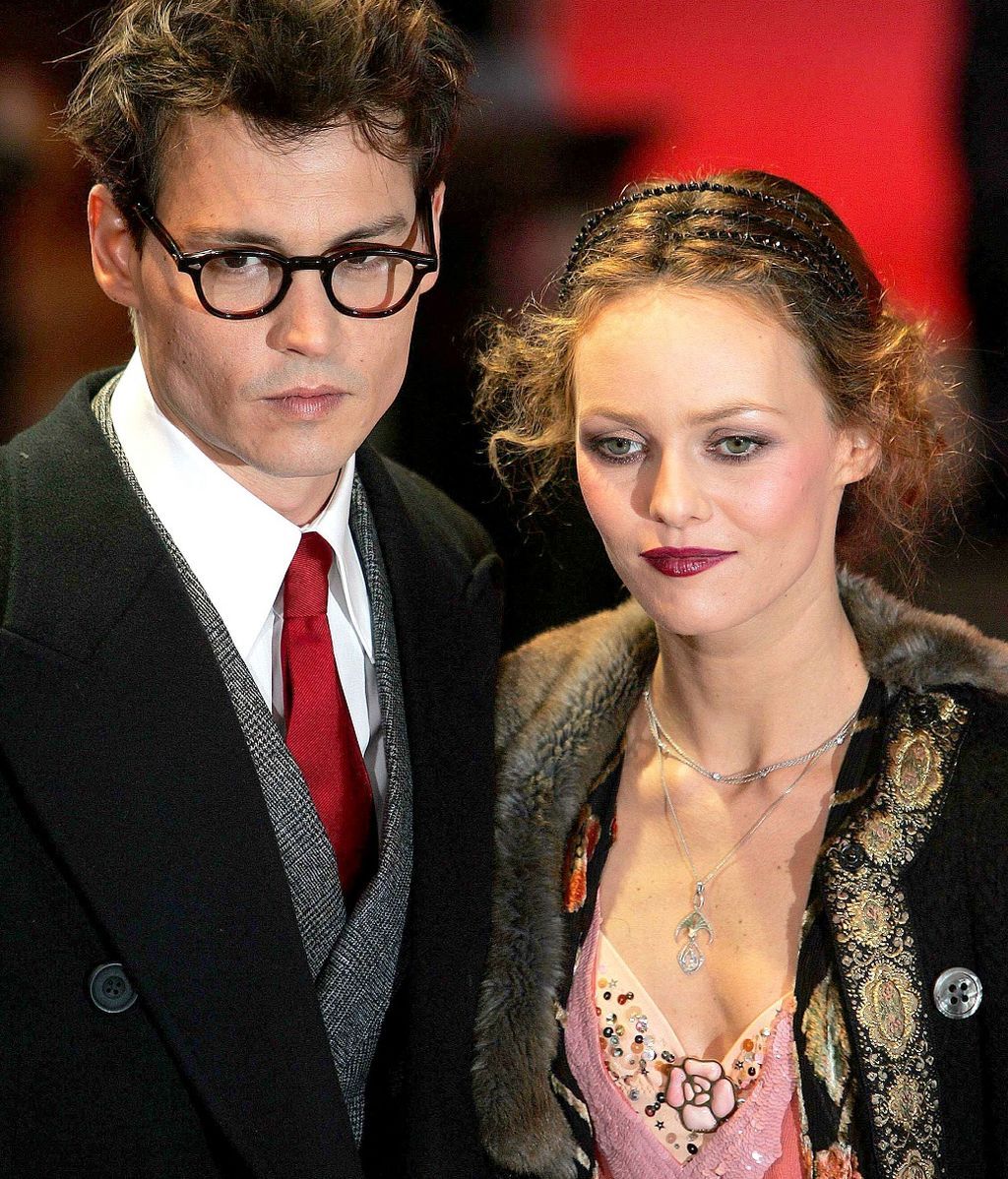 Johnny Depp, con su ex pareja y madre de sus hijos, Vanessa Paradís