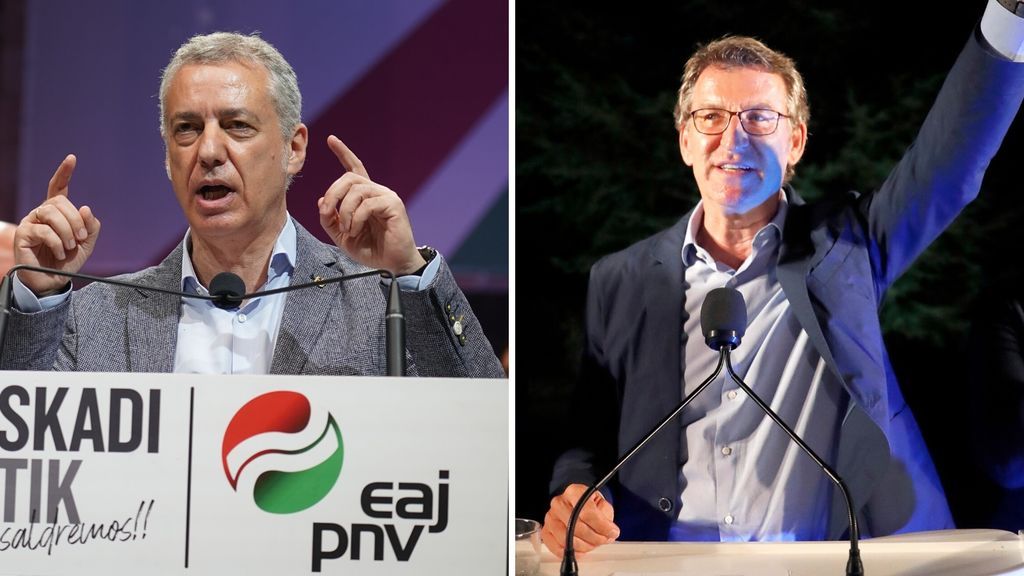 Feijóo consigue su cuarta mayoría absoluta y Urkullu gobernará con los socialistas Feijóo consigue su cuarta mayoría absoluta y Urkullu gobernará con los socialistas