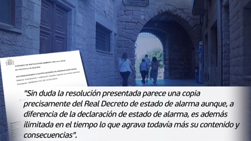 La justicia rechaza el confinamiento de Lleida