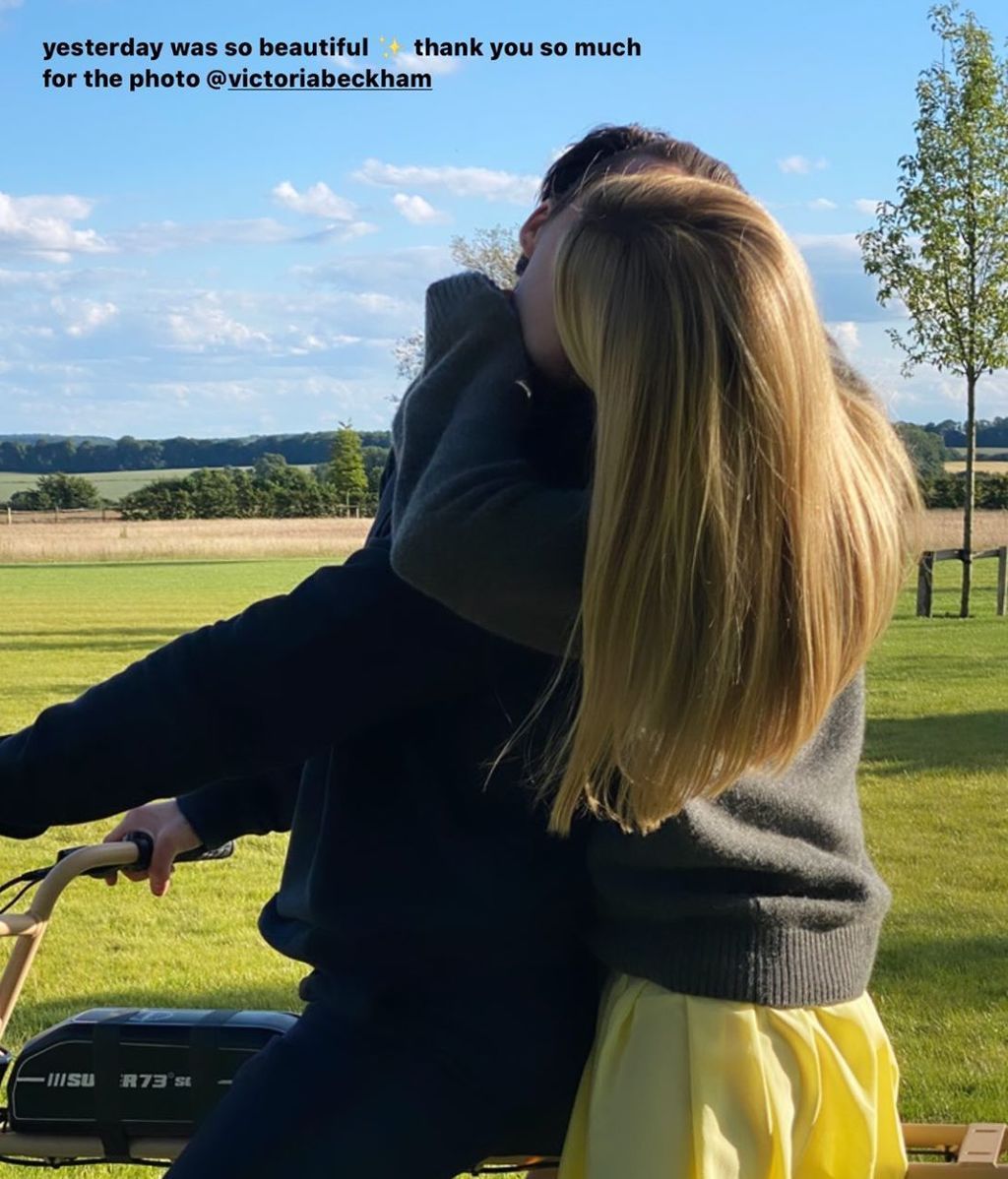 La pareja, inmortalizada por Victoria Beckham