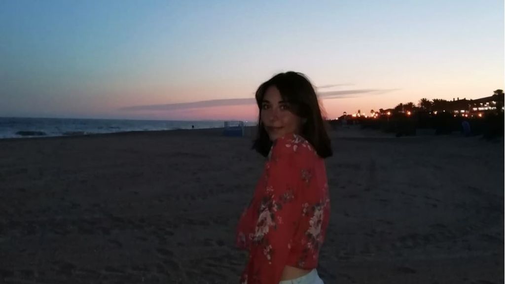 Leonor, en la playa