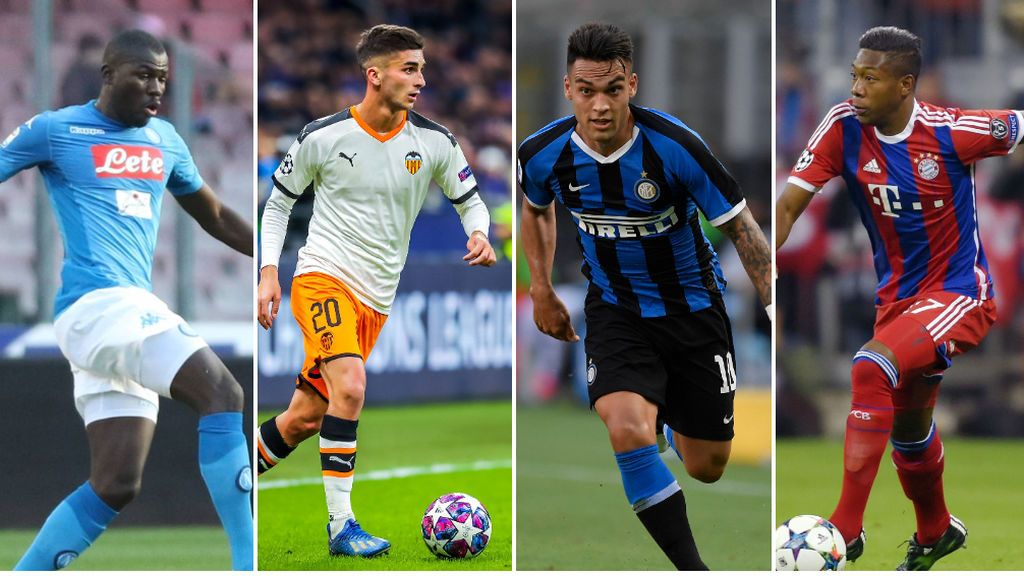 Koulibaly, Ferrán Torres, Lautaro Martínez y David Alaba