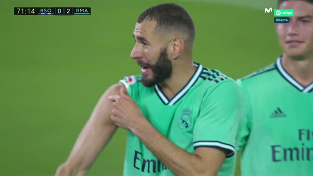 benzema hombro