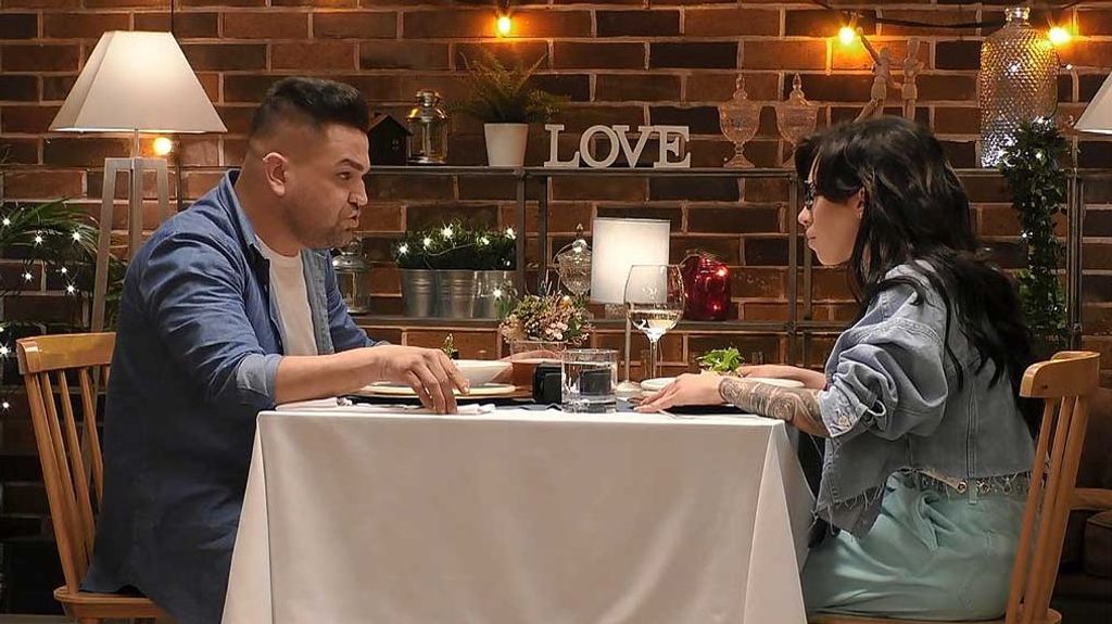 Eli y Manuel durante su paso por 'First Dates'