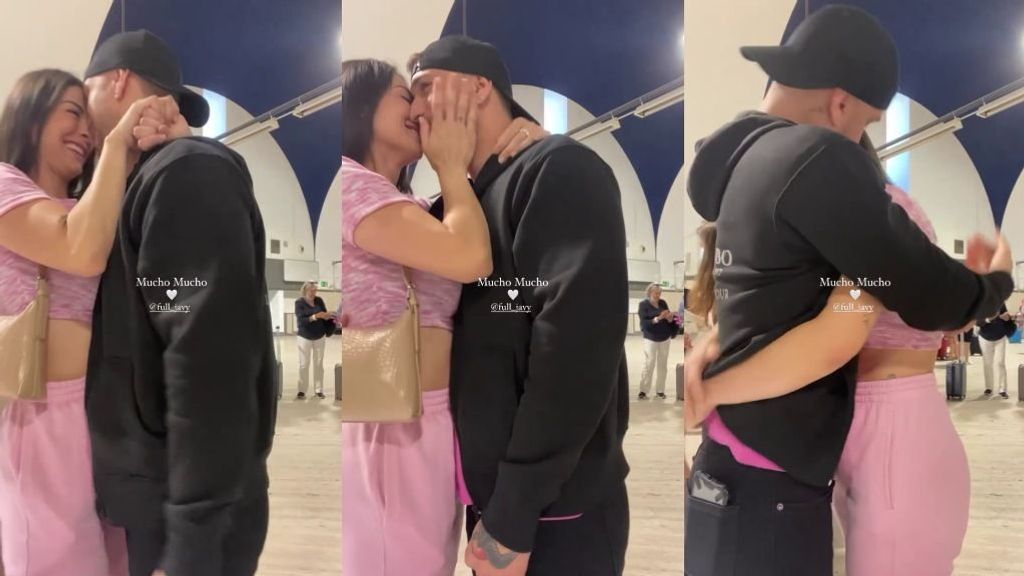 Ruth Basauri se funde en un cariñoso beso con Javy López, su nuevo novio