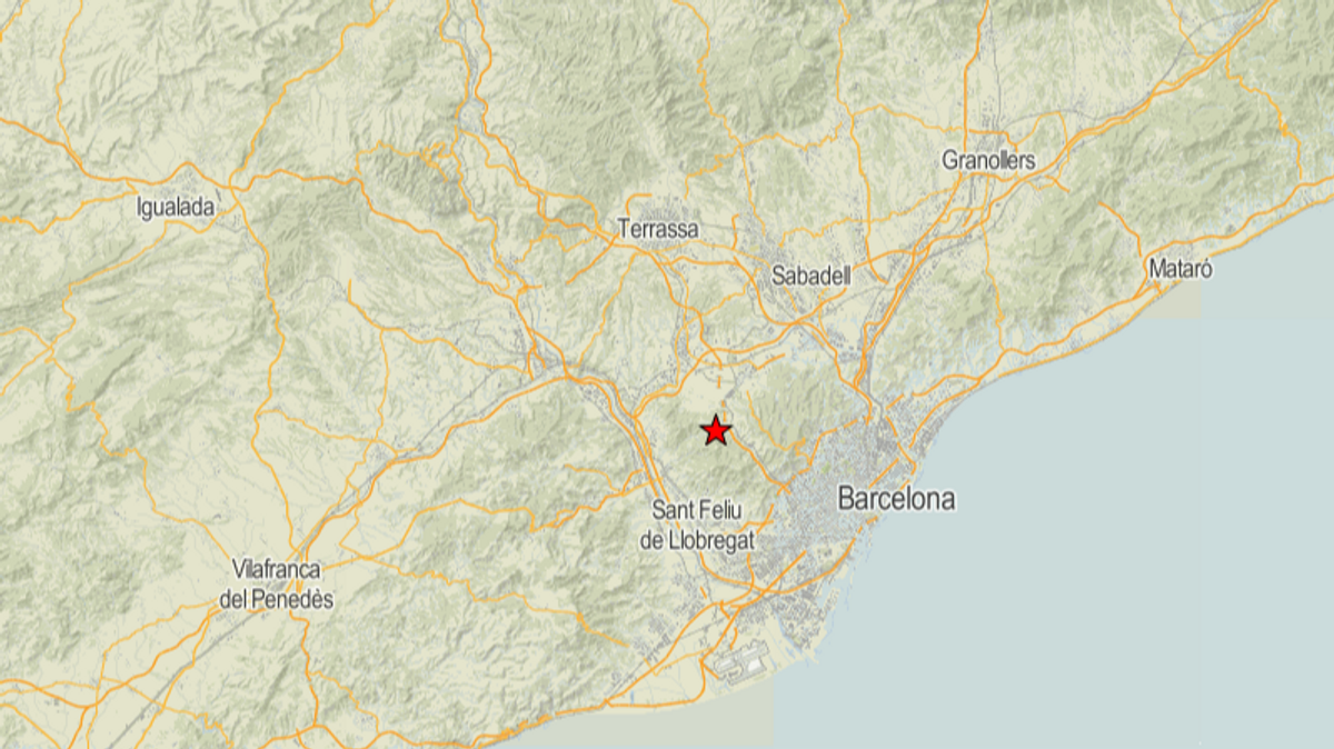 Un terremoto de 2,5 hace temblar Barcelona Un terremoto de 2,5 hace temblar Barcelona