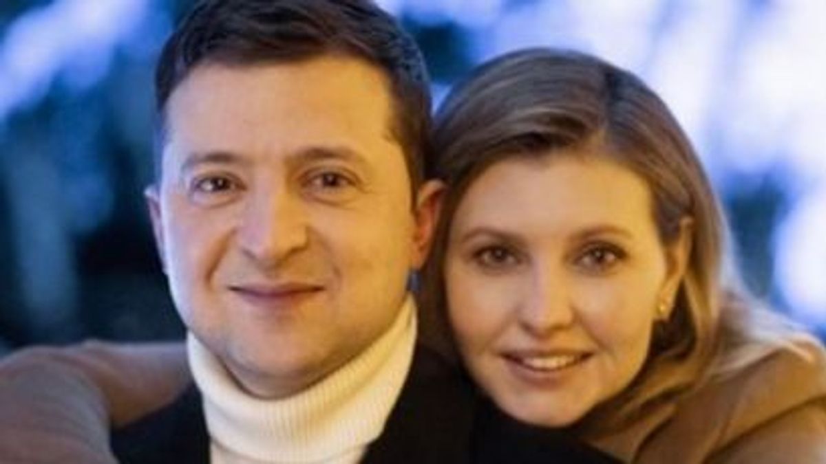 Volodímir Zelenski y su mujer, Olena Zelenska Volodímir Zelenski y su mujer, Olena Zelenska