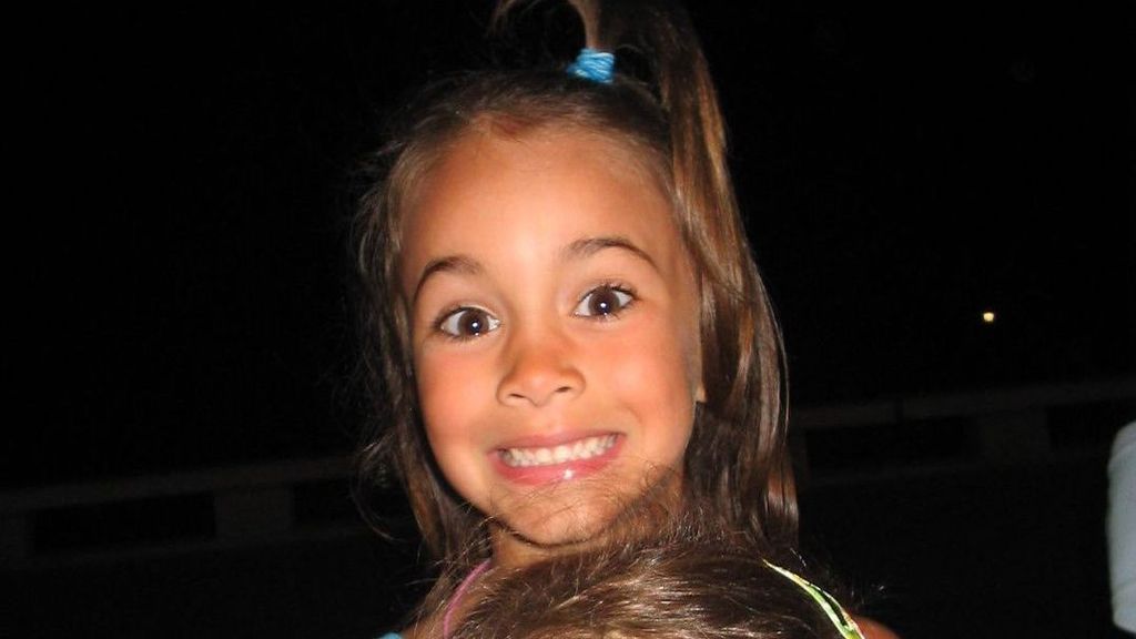 Aitana cuando era niña