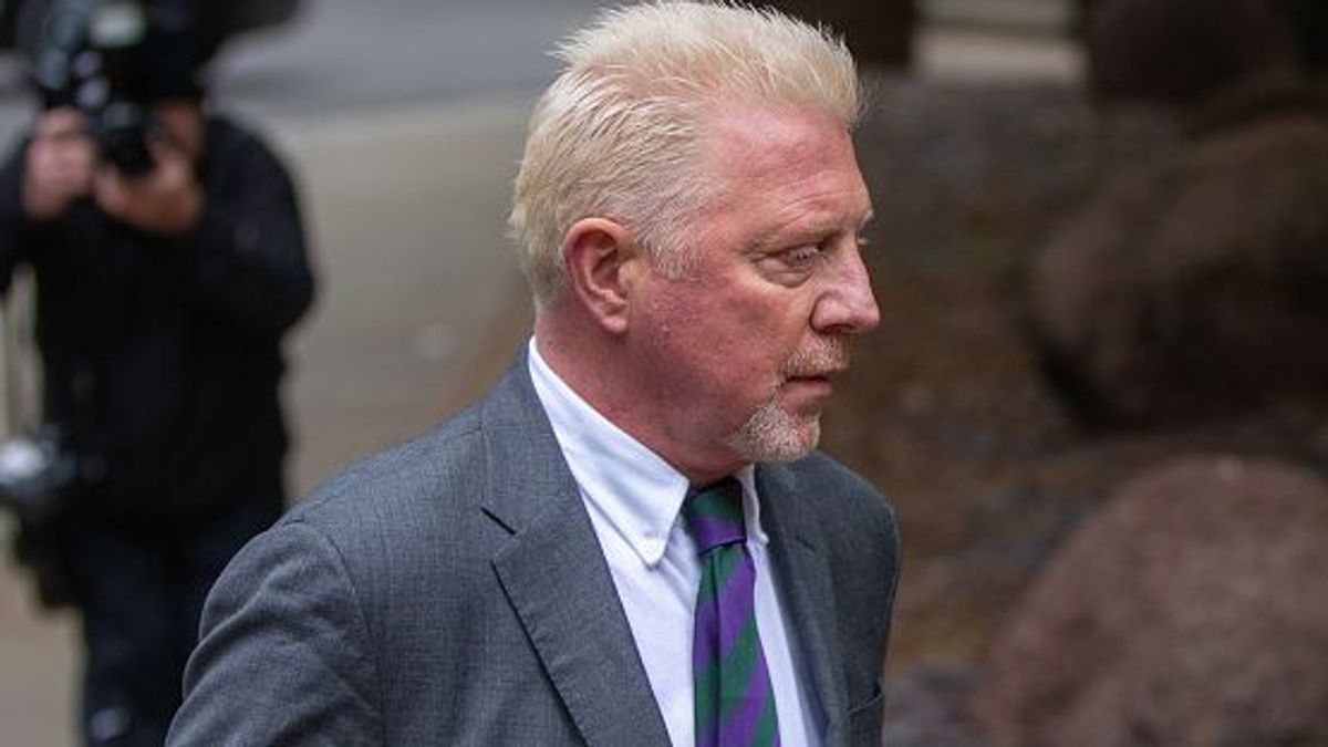 Becker llega a los juzgados dónde fue condenado el pasado 22 de abril en Londres, Reino Unido