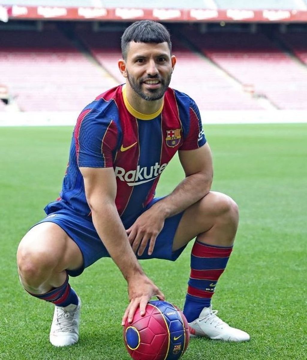 El Kun Agüero en el Barcelona FC