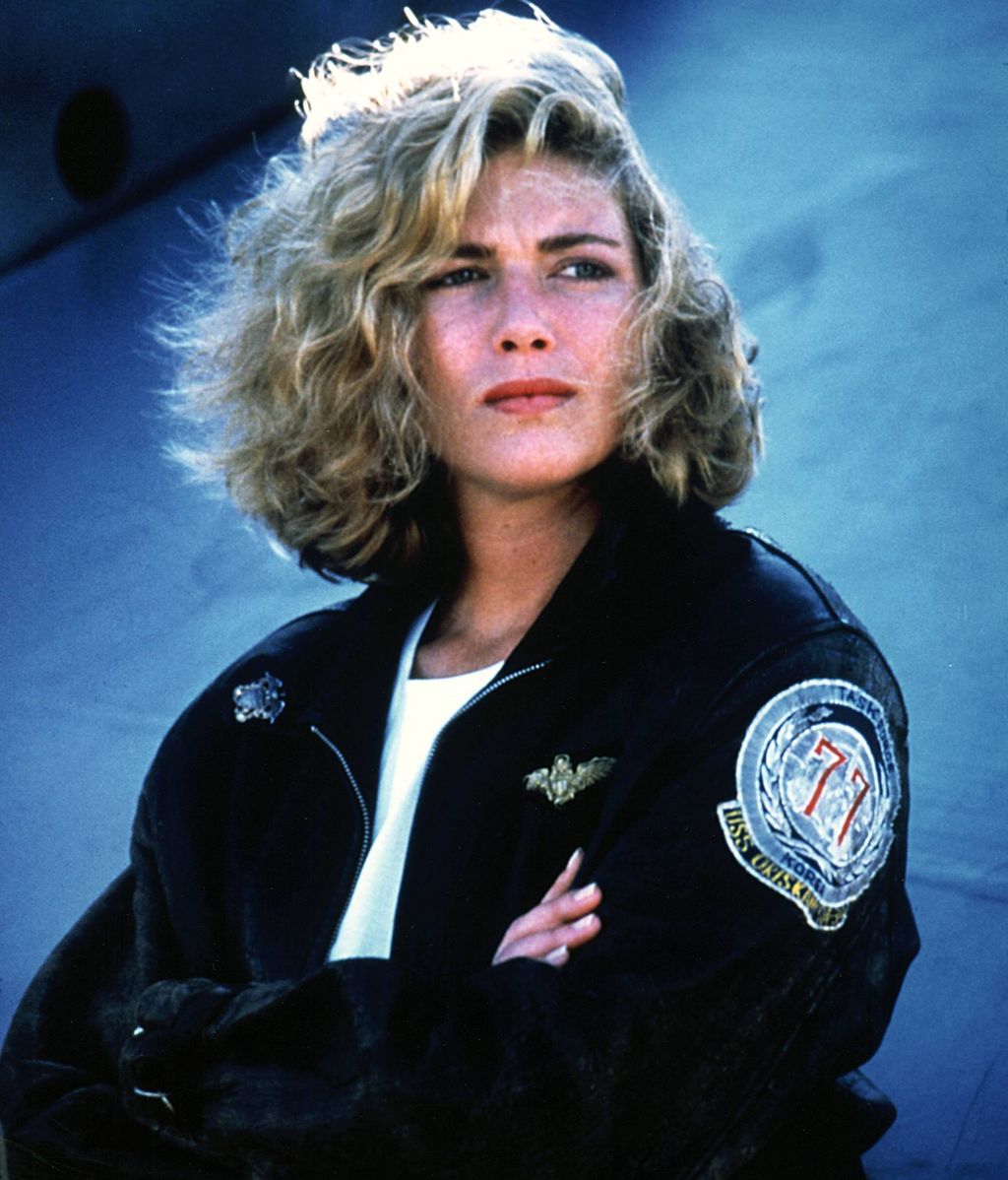 Kelly McGillis en 'Top Gun' en 1986.