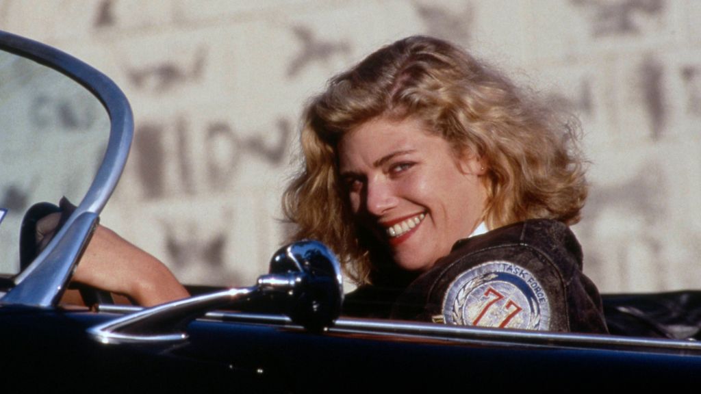 Kelly McGillis en 'Top Gun' en 1986.