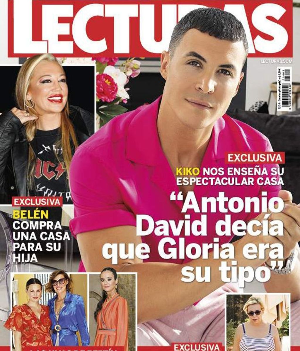 Kiko Jiménez en la portada de la revista 'Lecturas'