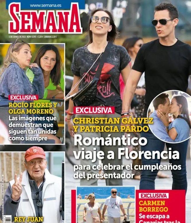 La escapada romántica de Patricia y Christian