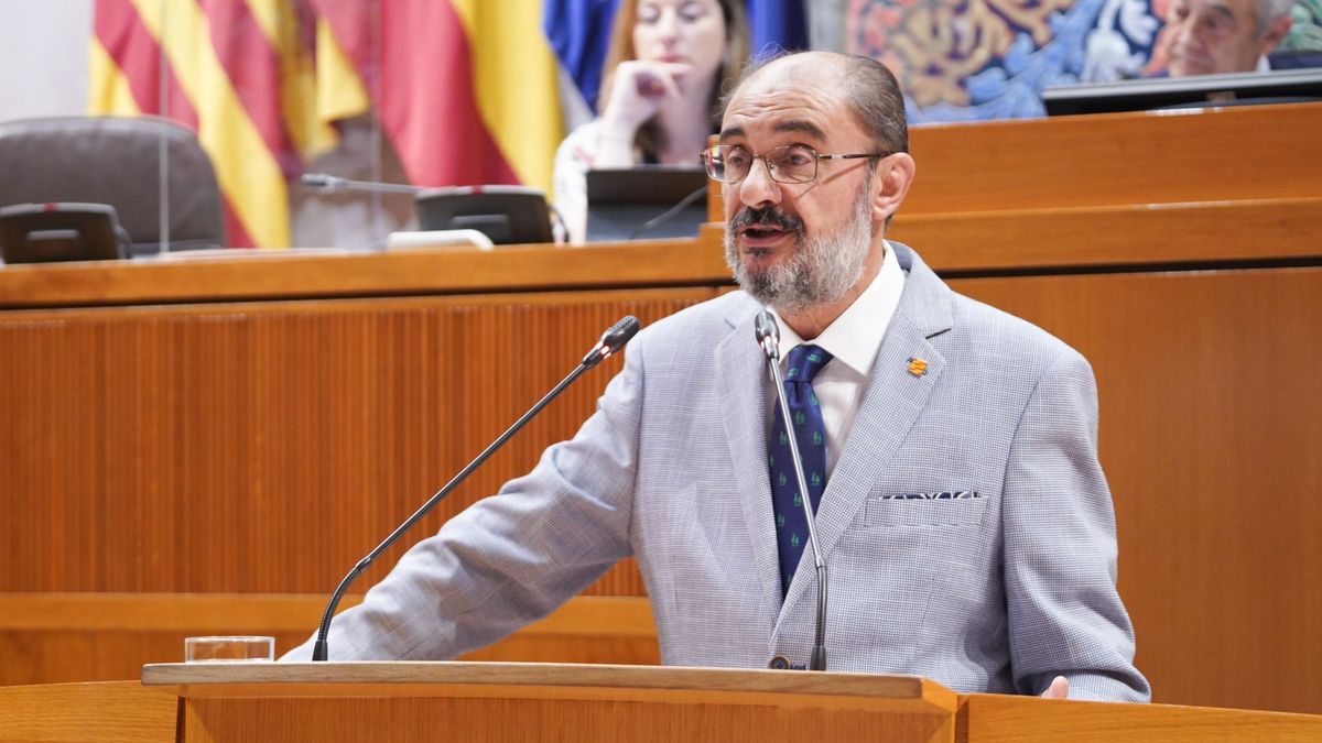 El presidente del Gobierno de Aragón, Javier Lambán El presidente del Gobierno de Aragón, Javier Lambán