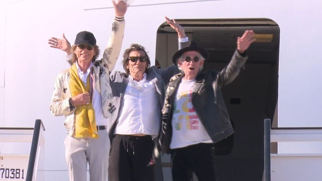 Los Rolling Stones aterrizan en Madrid y comienzan su gira por Europa