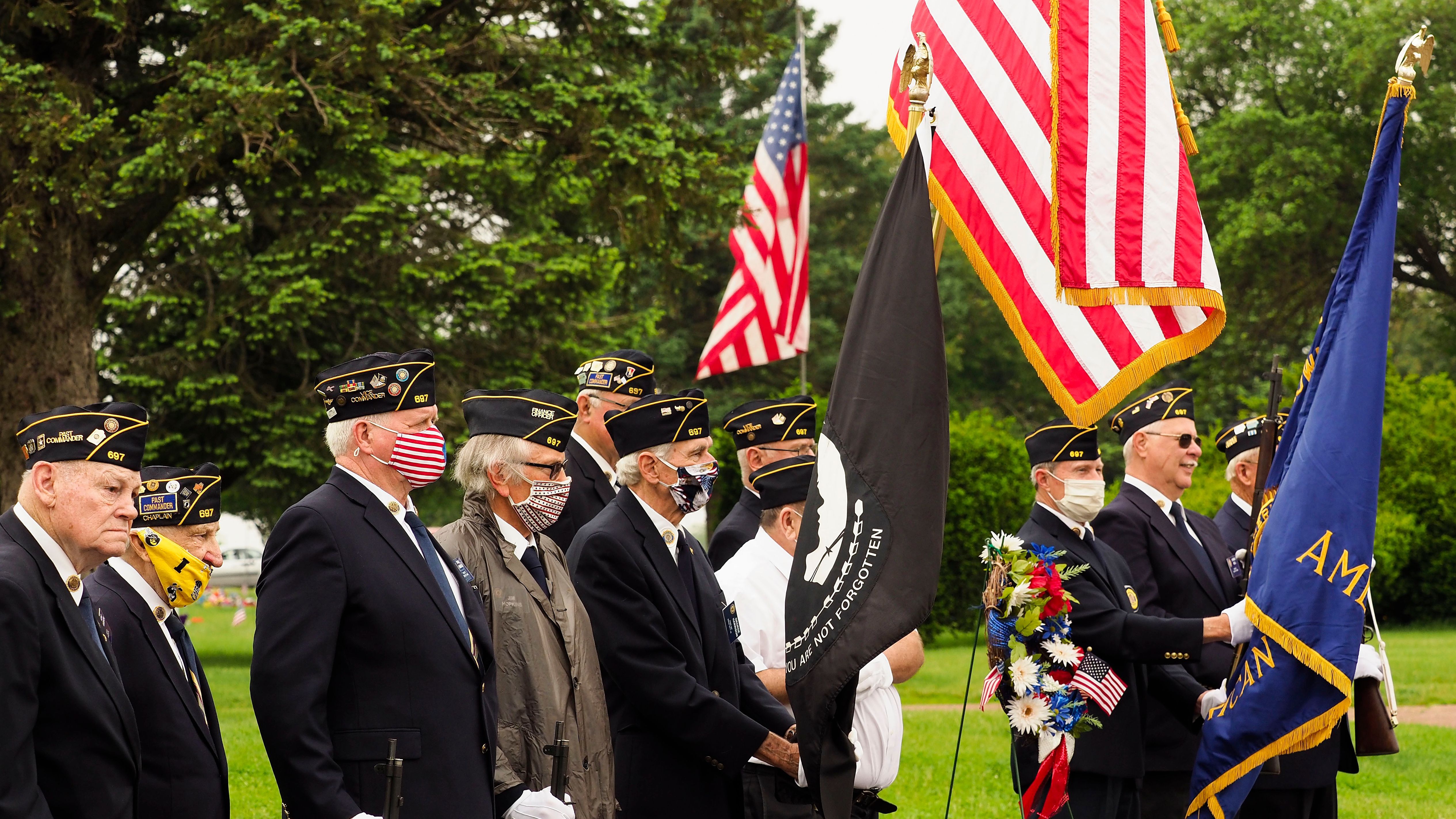 Miembros de la Legión Americana en Sioux City