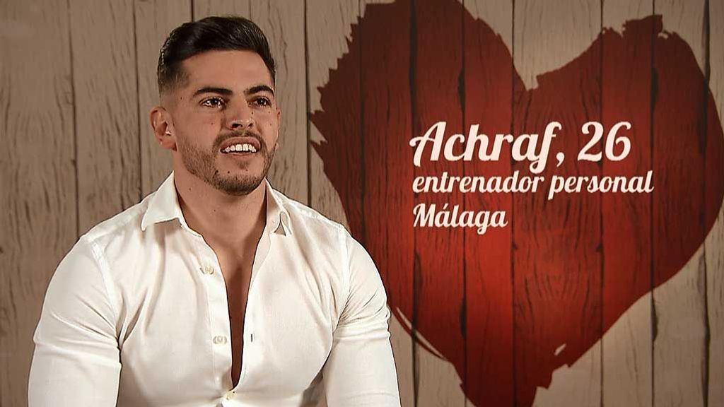 Achraf durante su cita en 'First Dates'