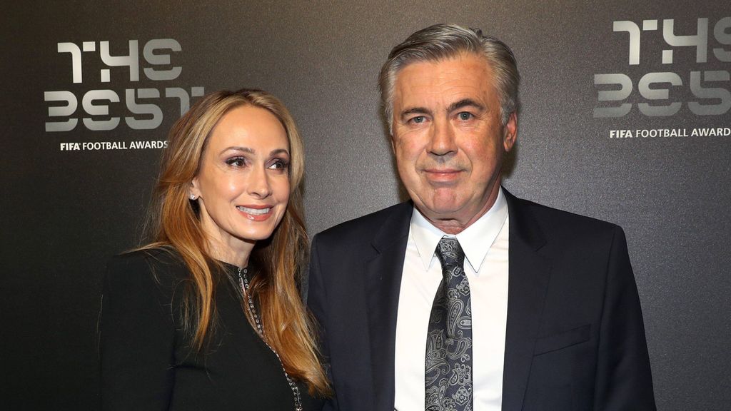 Ancelotti y su mujer Mariann Barrena