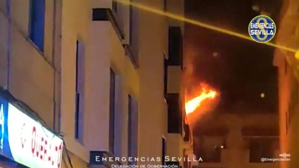Incendio con heridos en Sevilla