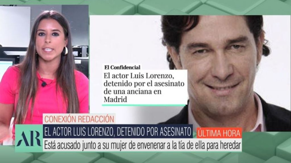 Detenido el actor Luis Lorenzo por el asesinato de la tía de su mujer: también acusado de maltrato