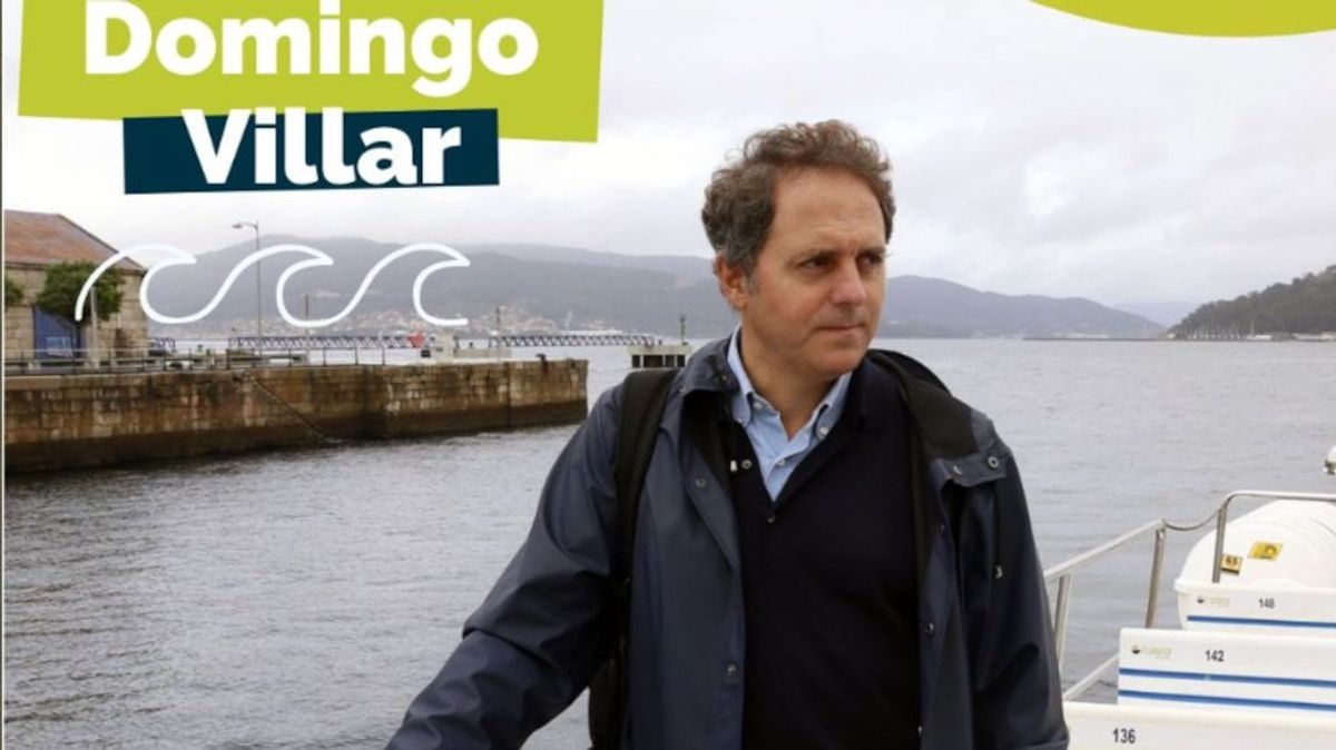 Domingo Villar, a bordo del barco que une Vigo y Moaña Domingo Villar, a bordo del barco que une Vigo y Moaña