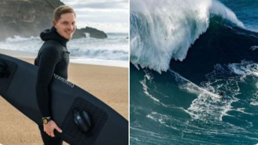 Sebastian Steudtner, récord Guinness al surfear una ola de 26,21 metros