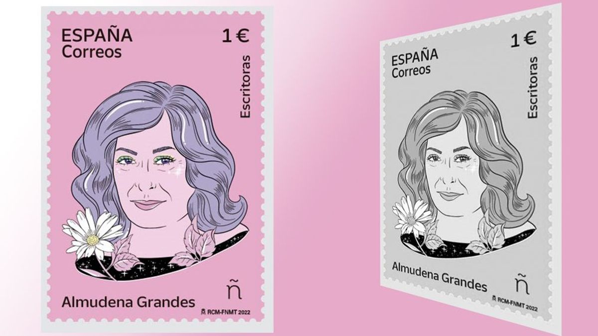 Sello dedicado a Almudena Grandes Sello dedicado a Almudena Grandes