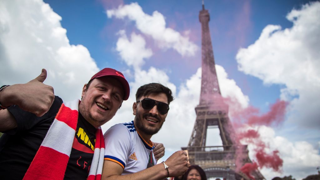 Ambiente previo a la final de la Champions