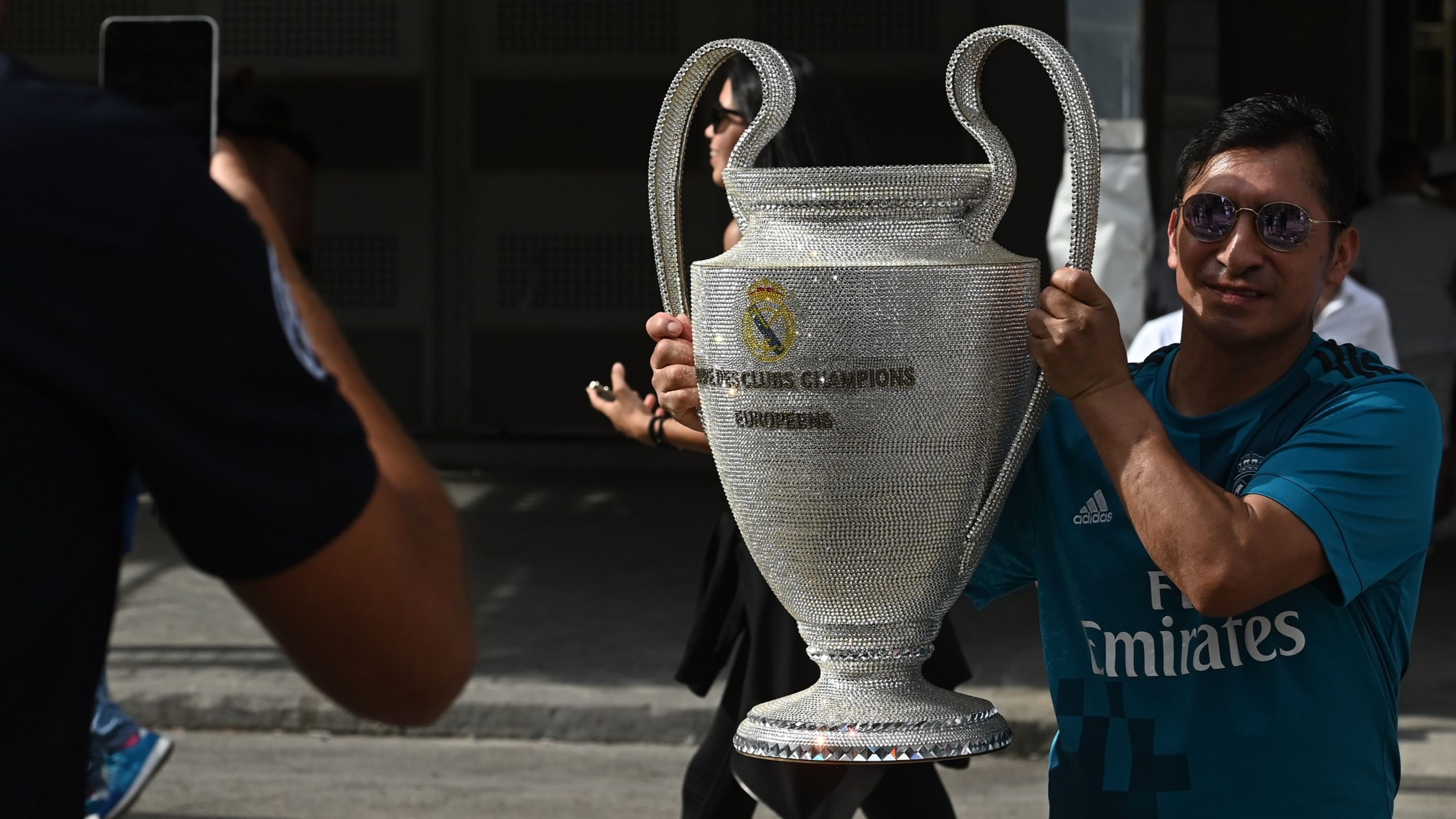 El Real Madrid celebra en Madrid su decimocuarta Copa de Europa