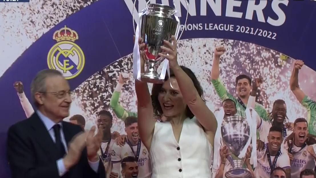 El Real Madrid celebra su decimocuarta Copa de Europa