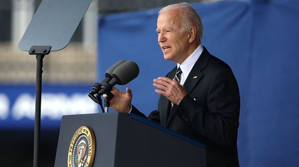 Joe Biden Durante un discurso en Maryland, Estados Unidos