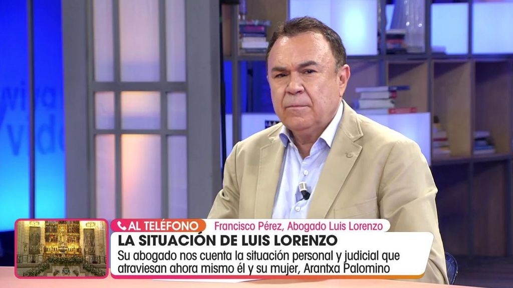 Juan Luis Galiacho habla con el abogado de Luis Lorenzo