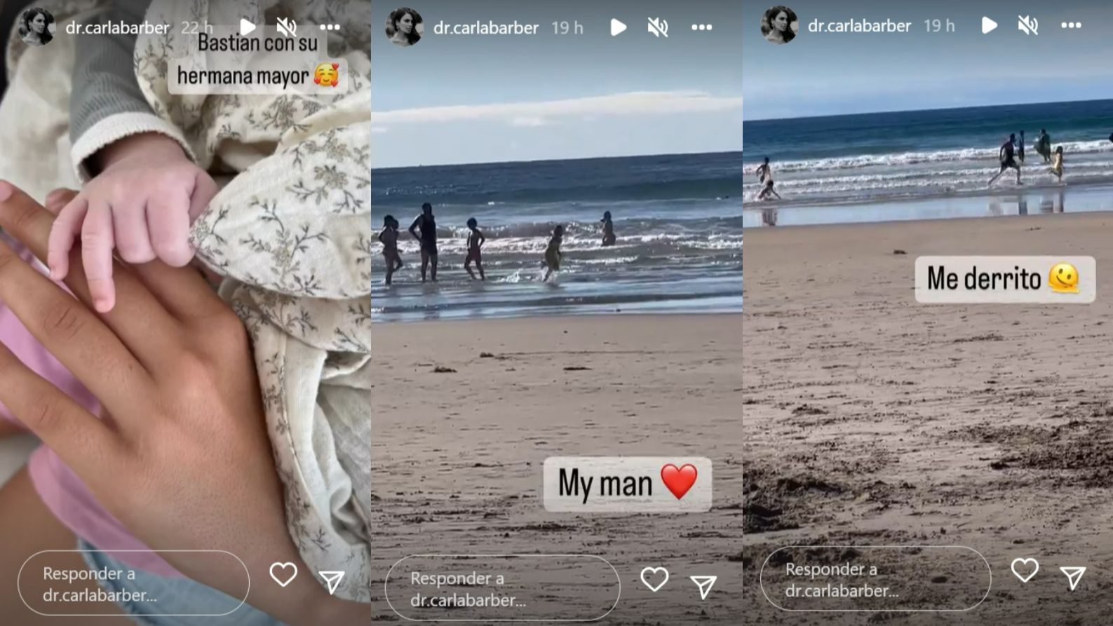 Carla Barber presume de familia