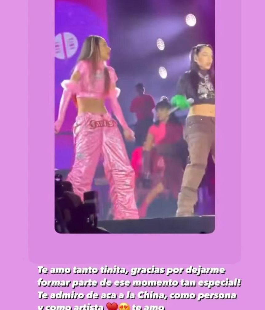 El mensaje subliminal de María Becerra a la China Suárez