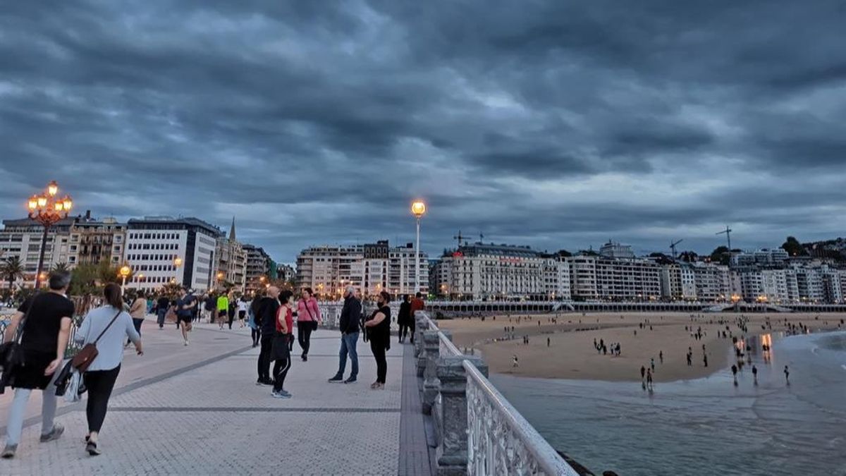El paseo de La Concha en San Sebatián El paseo de La Concha en San Sebatián