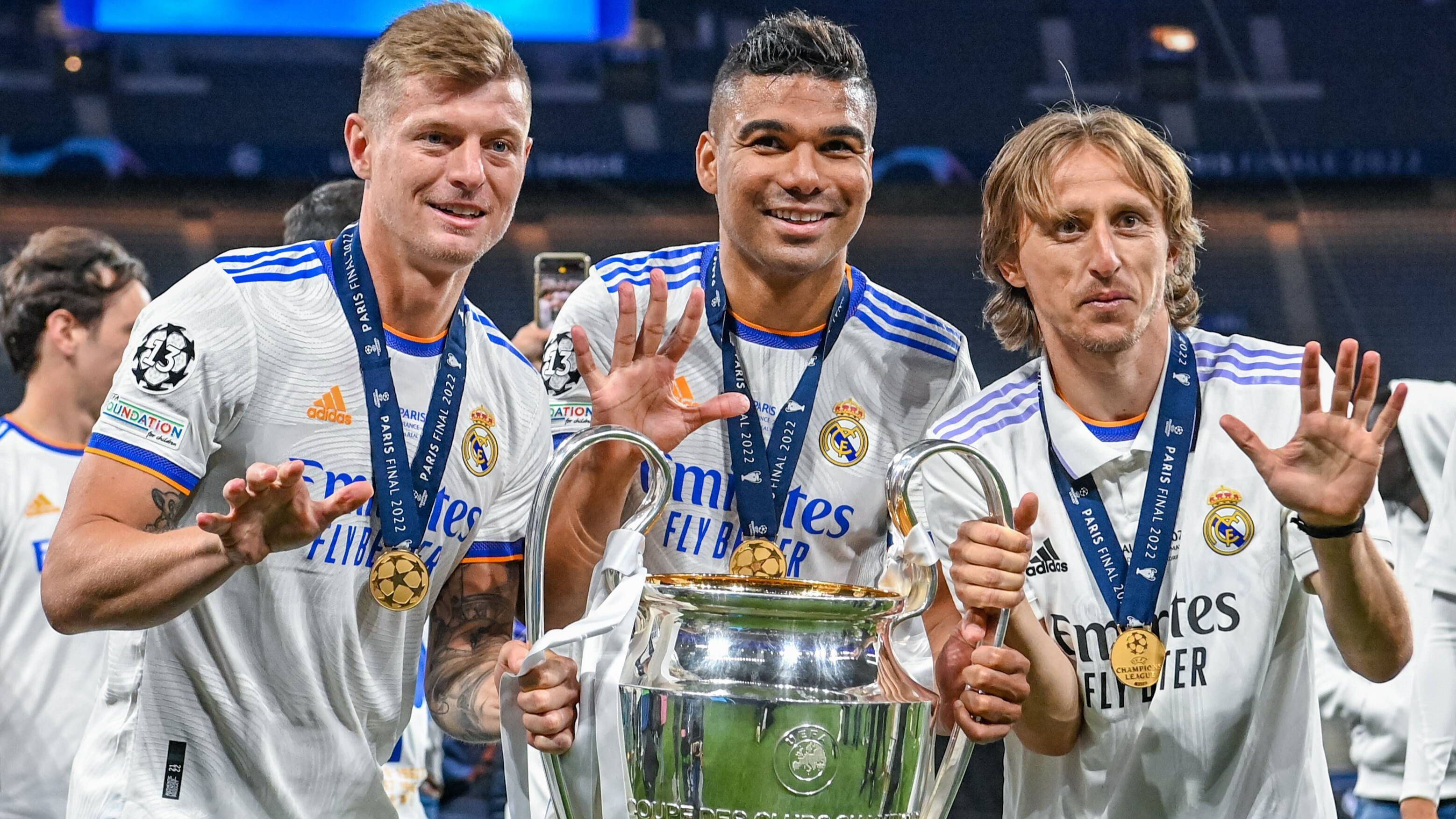 El Real Madrid celebra su decimocuarta Copa de Europa