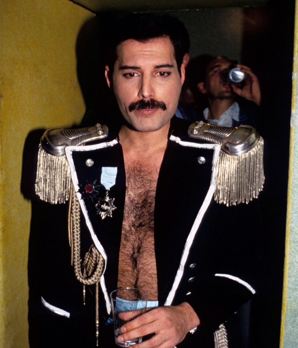 Freddie Mercury convirtió su bigote en su seña de identidad.