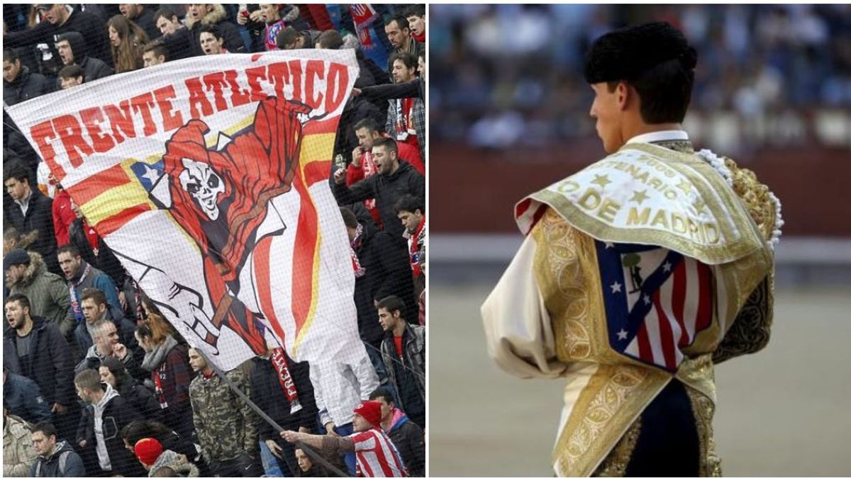 Frente Atlético en los toros Frente Atlético en los toros