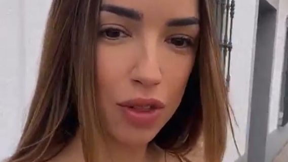 Lucía Sánchez destroza su coche en un accidente