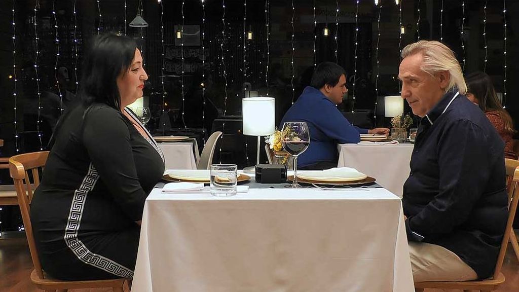 Montse durante su paso por 'First Dates'