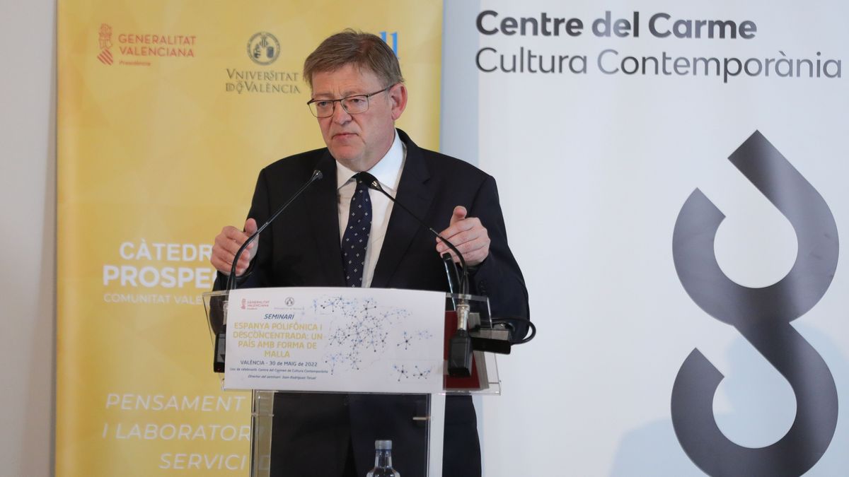 Ximo Puig propone una descentralización del Estado: Puertos para Valencia y parte del Senado en Barcelona Ximo Puig propone una descentralización del Estado: Puertos para Valencia y parte del Senado en Barcelona