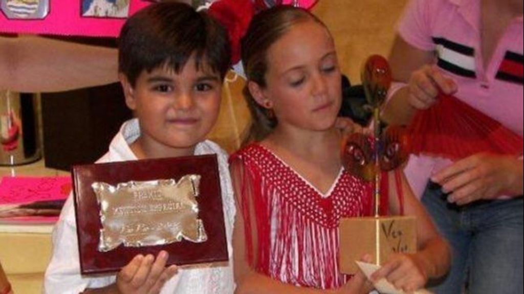 Abraham Mateo y Ana Mena de pequeños